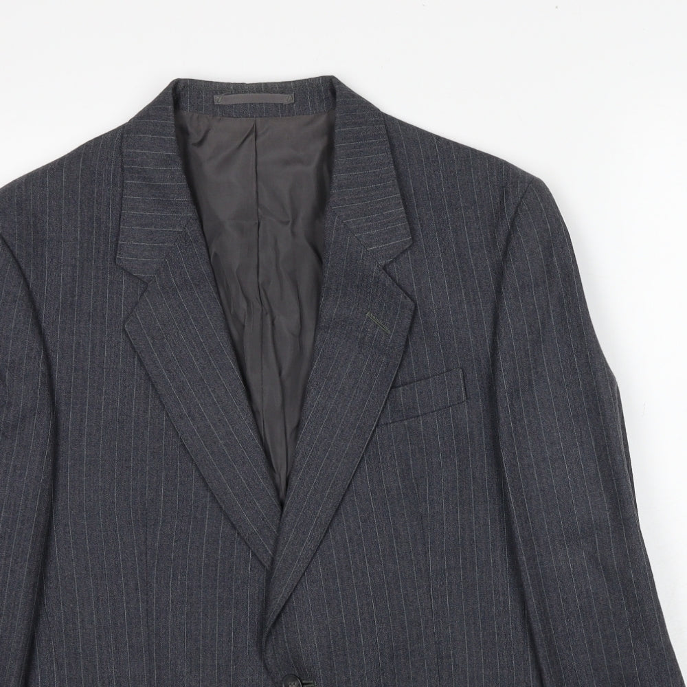 Mens UK Size 38 Hepworths Regular Grey Suit Jacket