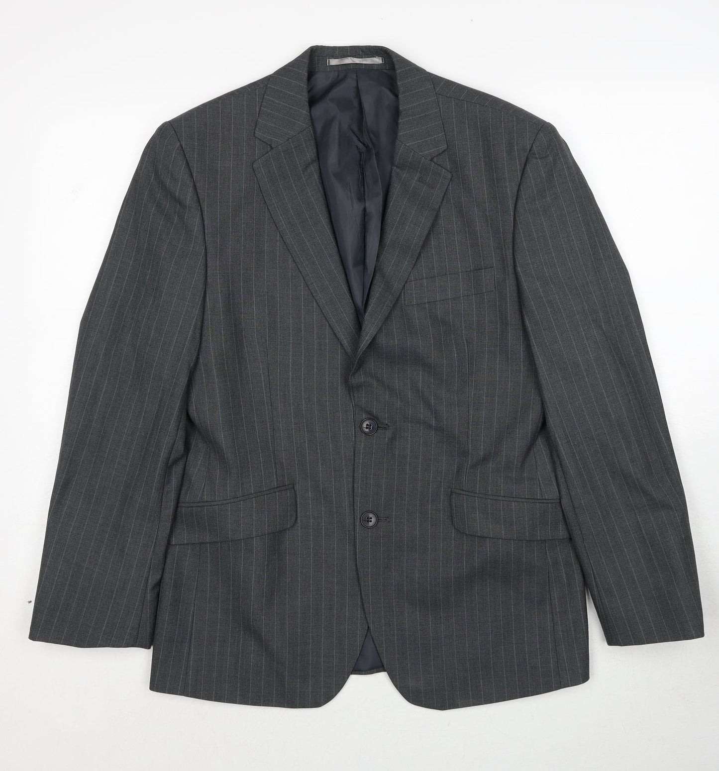 Mens UK Size 38 Burton Regular Grey Suit Jacket