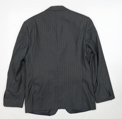 Mens UK Size 38 Burton Regular Grey Suit Jacket