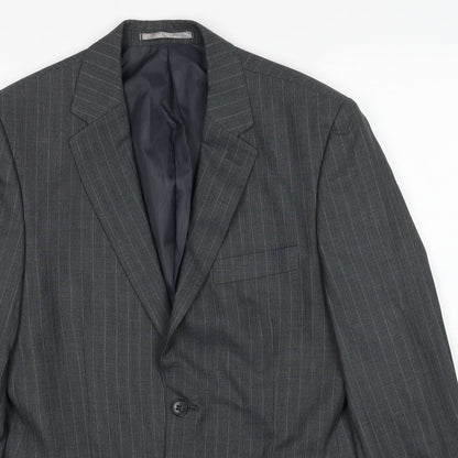 Mens UK Size 38 Burton Regular Grey Suit Jacket