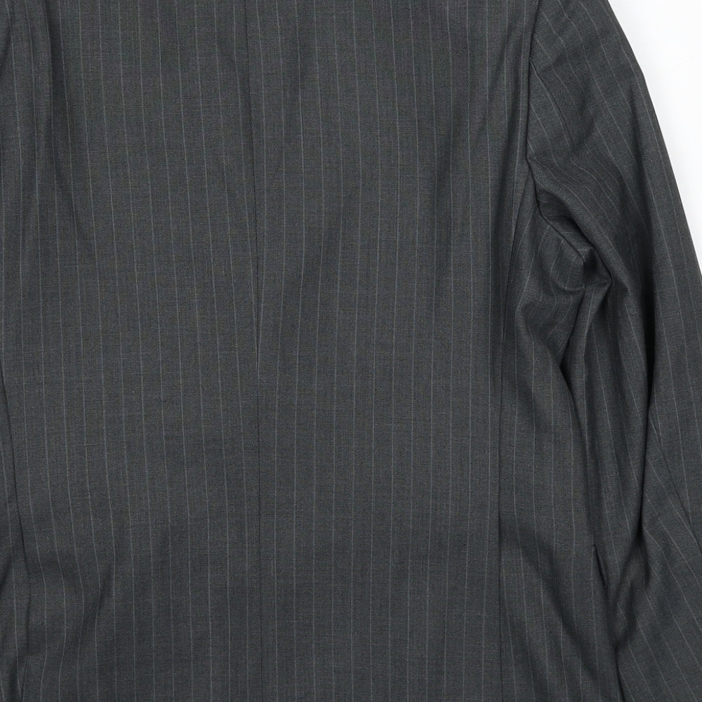 Mens UK Size 38 Burton Regular Grey Suit Jacket