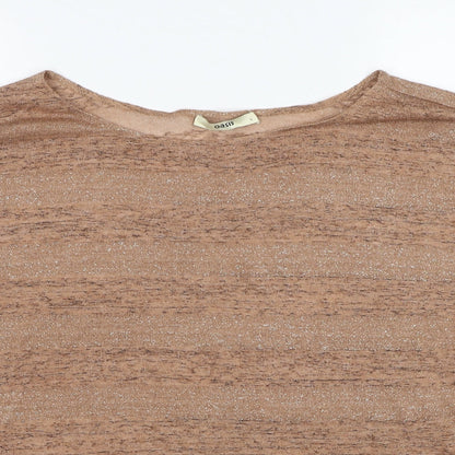 Womens UK Size L Oasis Beige Pullover Jumper