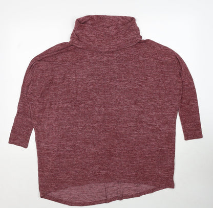 Womens UK Size S QED London Red Pullover Jumper