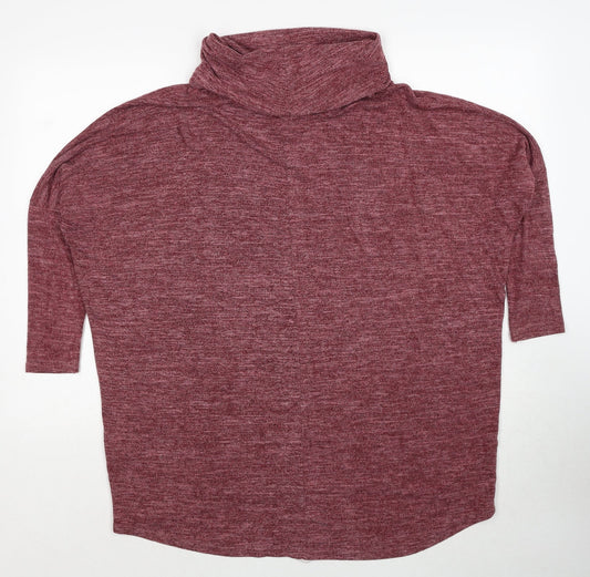 Womens UK Size S QED London Red Pullover Jumper