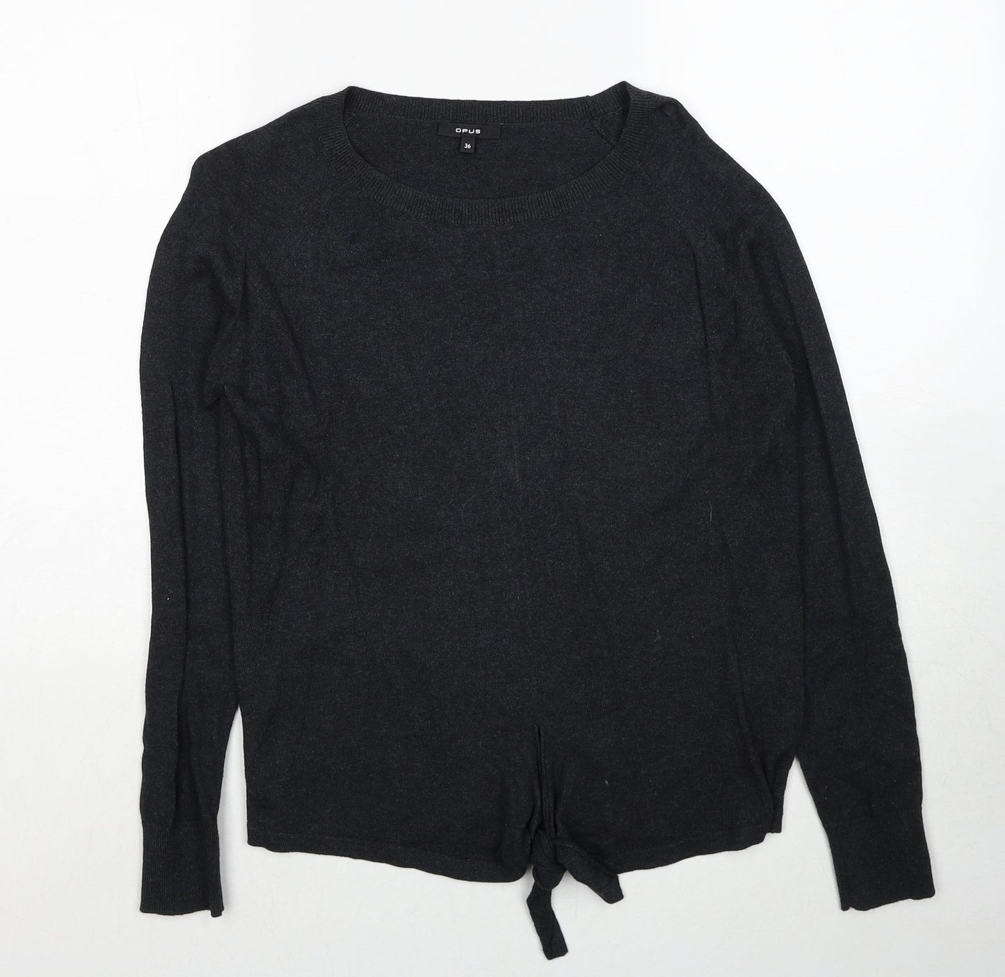 Womens UK Size 8 OPUS Grey Pullover Jumper