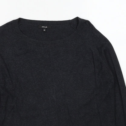 Womens UK Size 8 OPUS Grey Pullover Jumper
