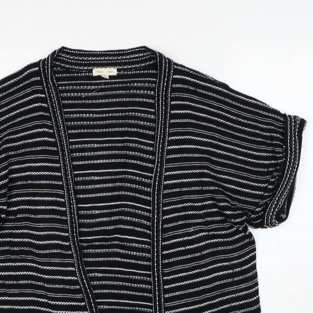 Womens UK Size S Silence + Noise Black Cardigan Jumper