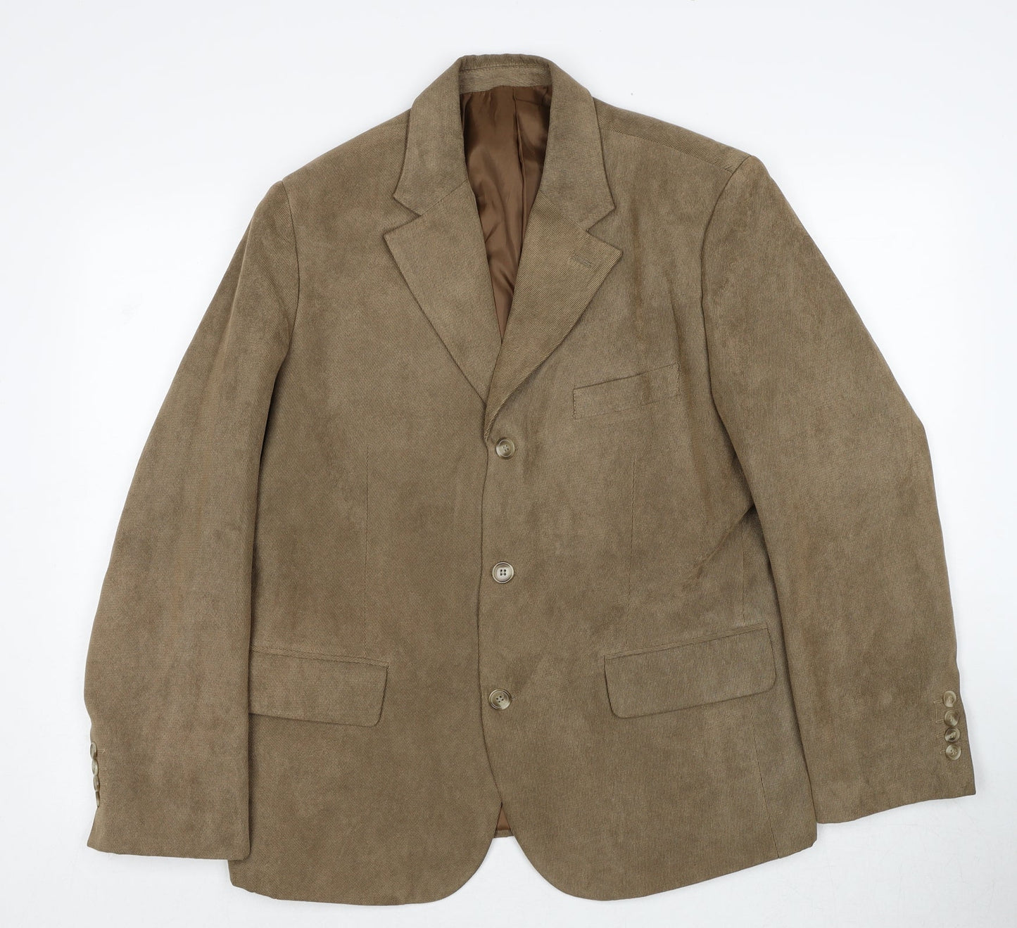 Mens UK Size 38 London Road Regular Brown Suit Jacket