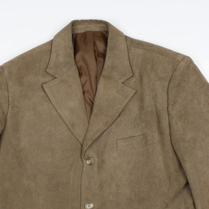Mens UK Size 38 London Road Regular Brown Suit Jacket