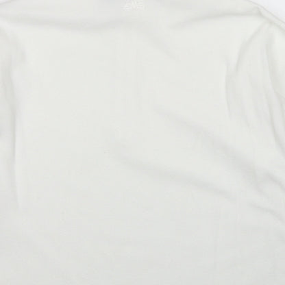 EMS Womens White Polyester Pullover Sweatshirt Size M Pullover