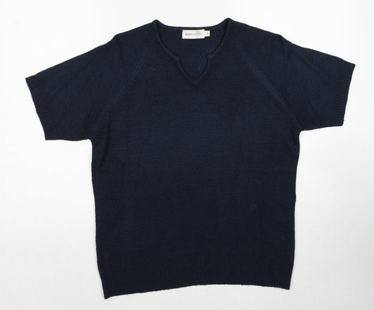 Womens UK Size S Bonmarché Blue Pullover Jumper