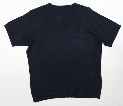 Womens UK Size S Bonmarché Blue Pullover Jumper