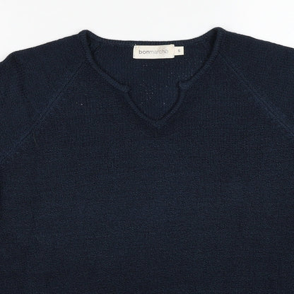 Womens UK Size S Bonmarché Blue Pullover Jumper