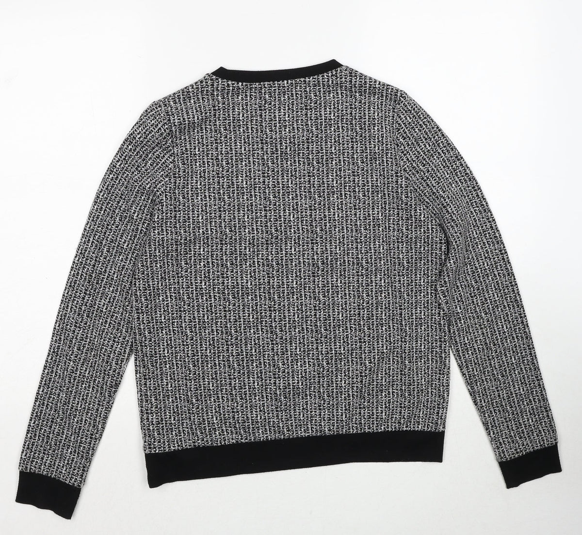 Just Female Womens Black Cotton Pullover Sweatshirt Size S Pullover
