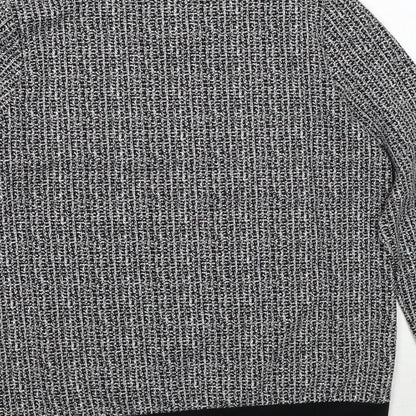 Just Female Womens Black Cotton Pullover Sweatshirt Size S Pullover