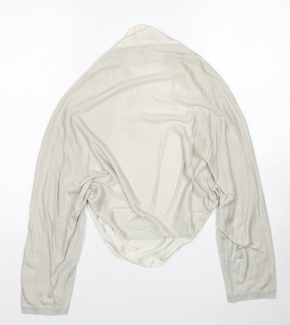 Womens UK Size L Untold Beige Shrug Jumper