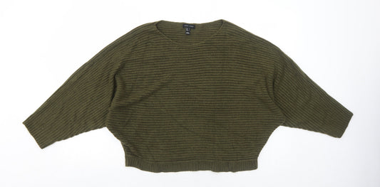 Womens UK Size L New Look Green Pullover Jumper
