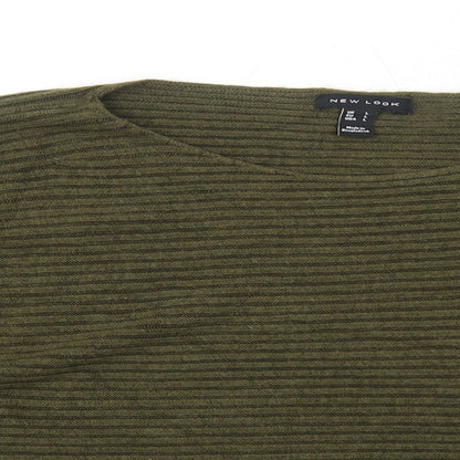 Womens UK Size L New Look Green Pullover Jumper