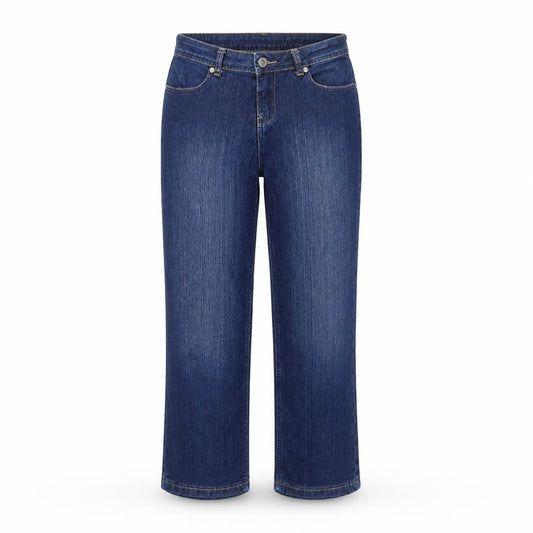 Womens UK Size 10 Denim 24/7 Regular Fit Straight Blue Jeans