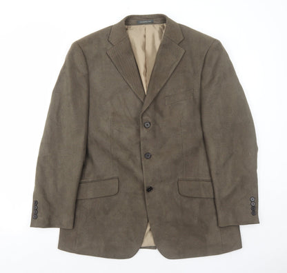Mens UK Size 40 Greenwoods Regular Brown Suit Jacket