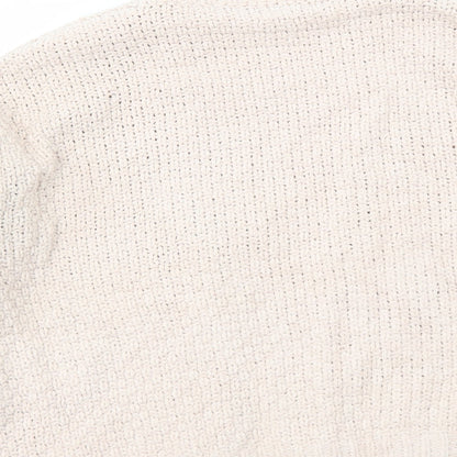 Womens UK Size S Papaya Pink Pullover Jumper
