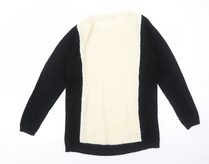 Womens UK Size 12 Marks and Spencer Black Pullover Jumper