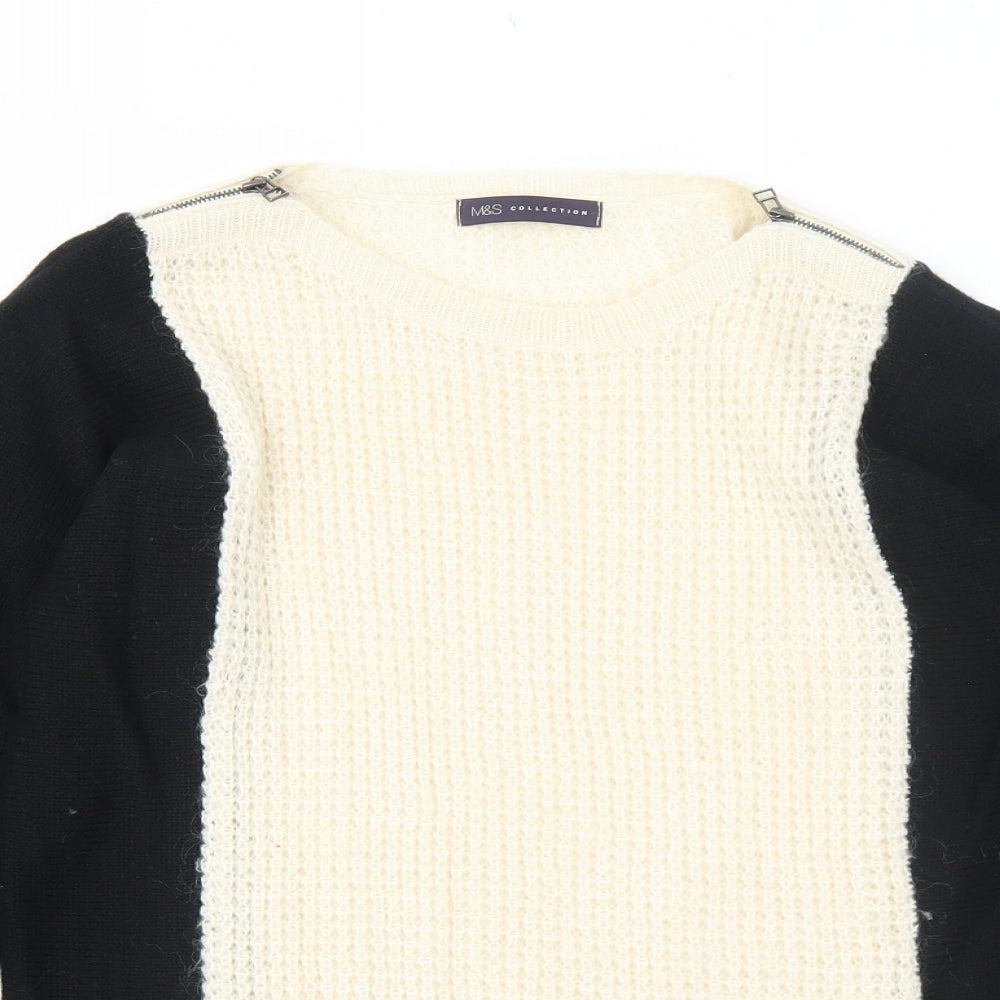 Womens UK Size 12 Marks and Spencer Black Pullover Jumper