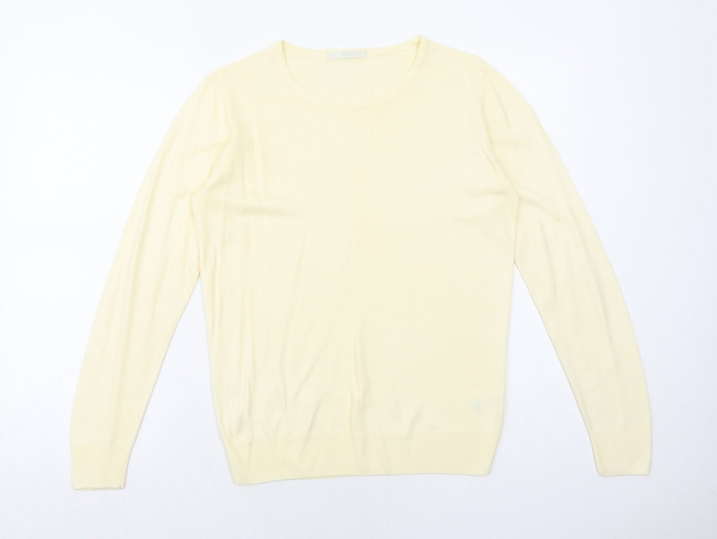 Womens UK Size 8 Marks and Spencer Yellow Pullover Jumper