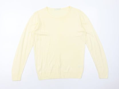 Womens UK Size 8 Marks and Spencer Yellow Pullover Jumper