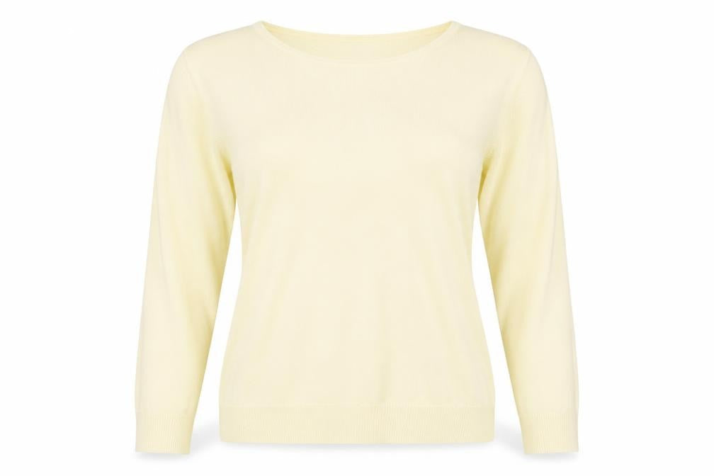 Womens UK Size 8 Marks and Spencer Yellow Pullover Jumper