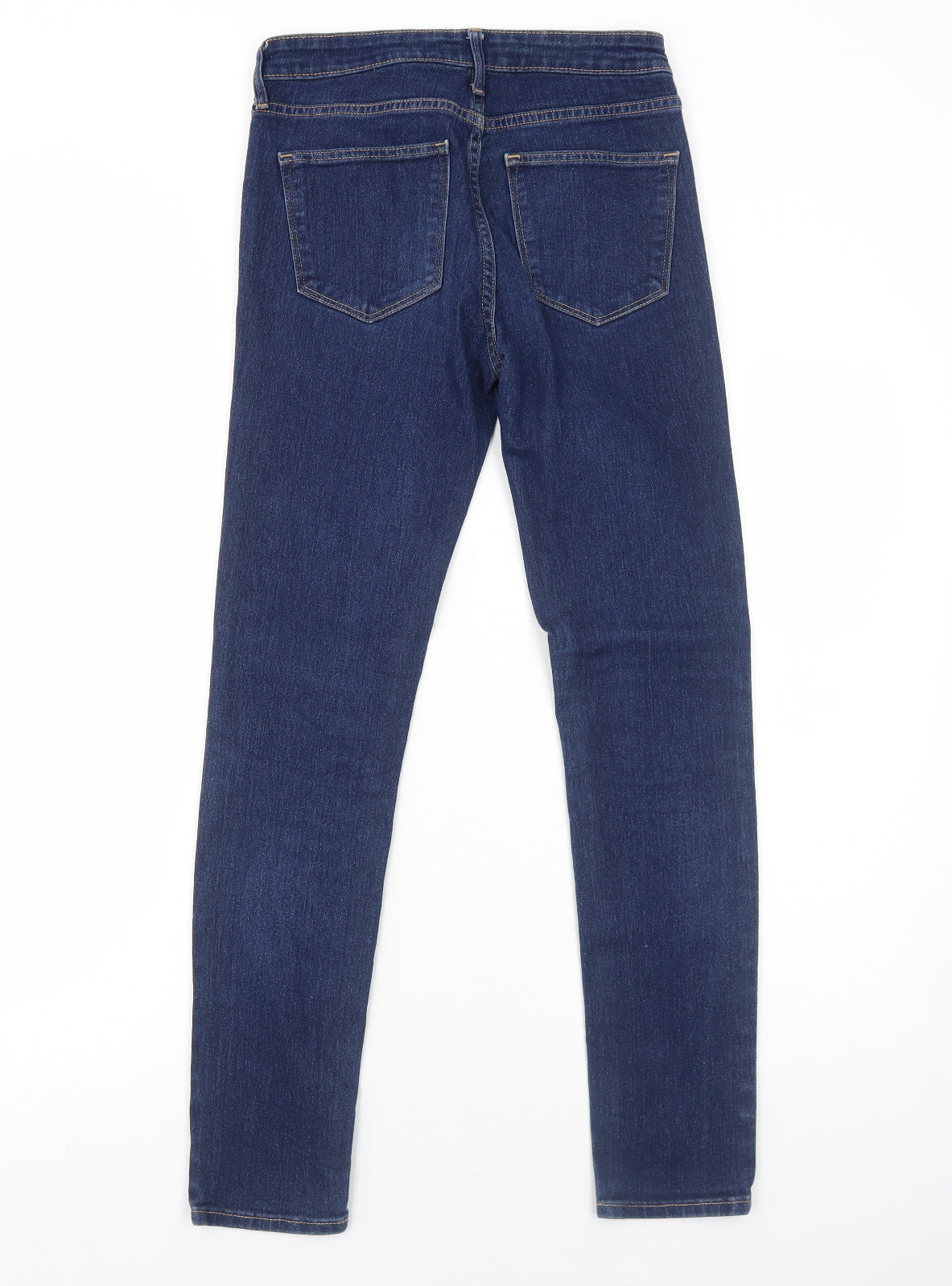 Womens UK Size 6 H&M Regular Fit Skinny Blue Jeans