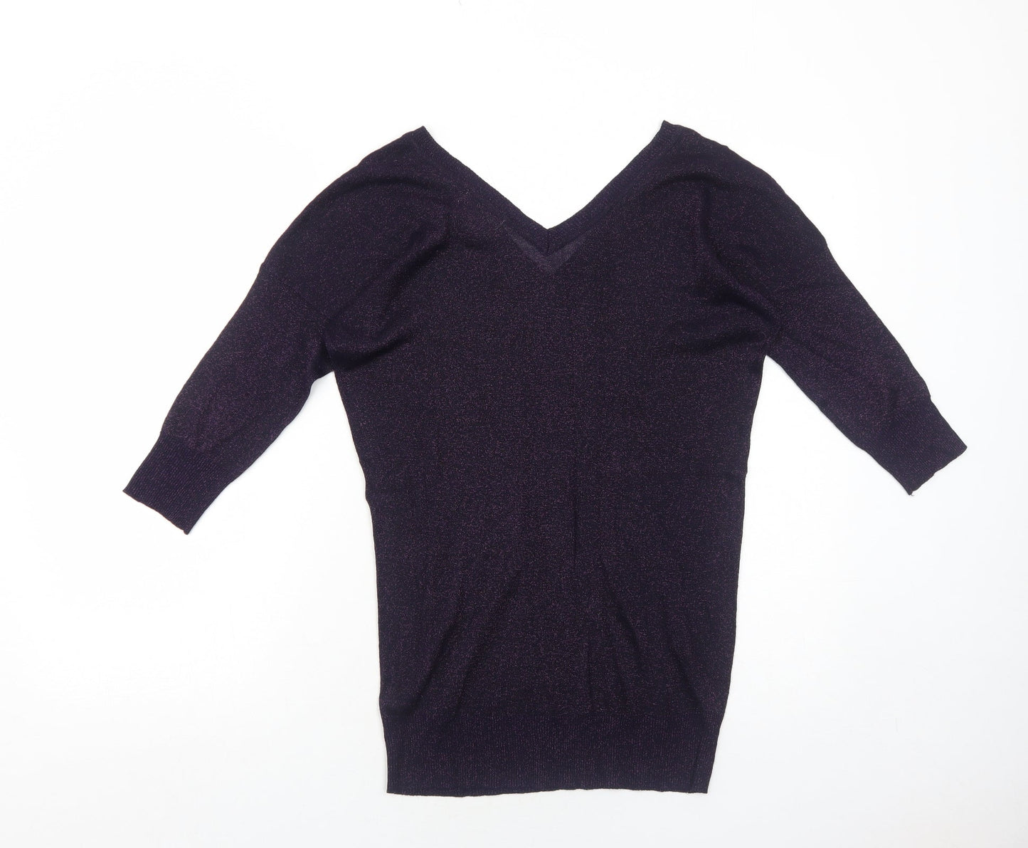 Womens UK Size 8 NEXT Purple Pullover Jumper