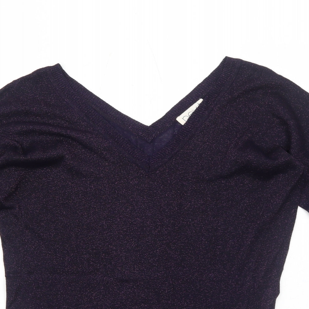 Womens UK Size 8 NEXT Purple Pullover Jumper