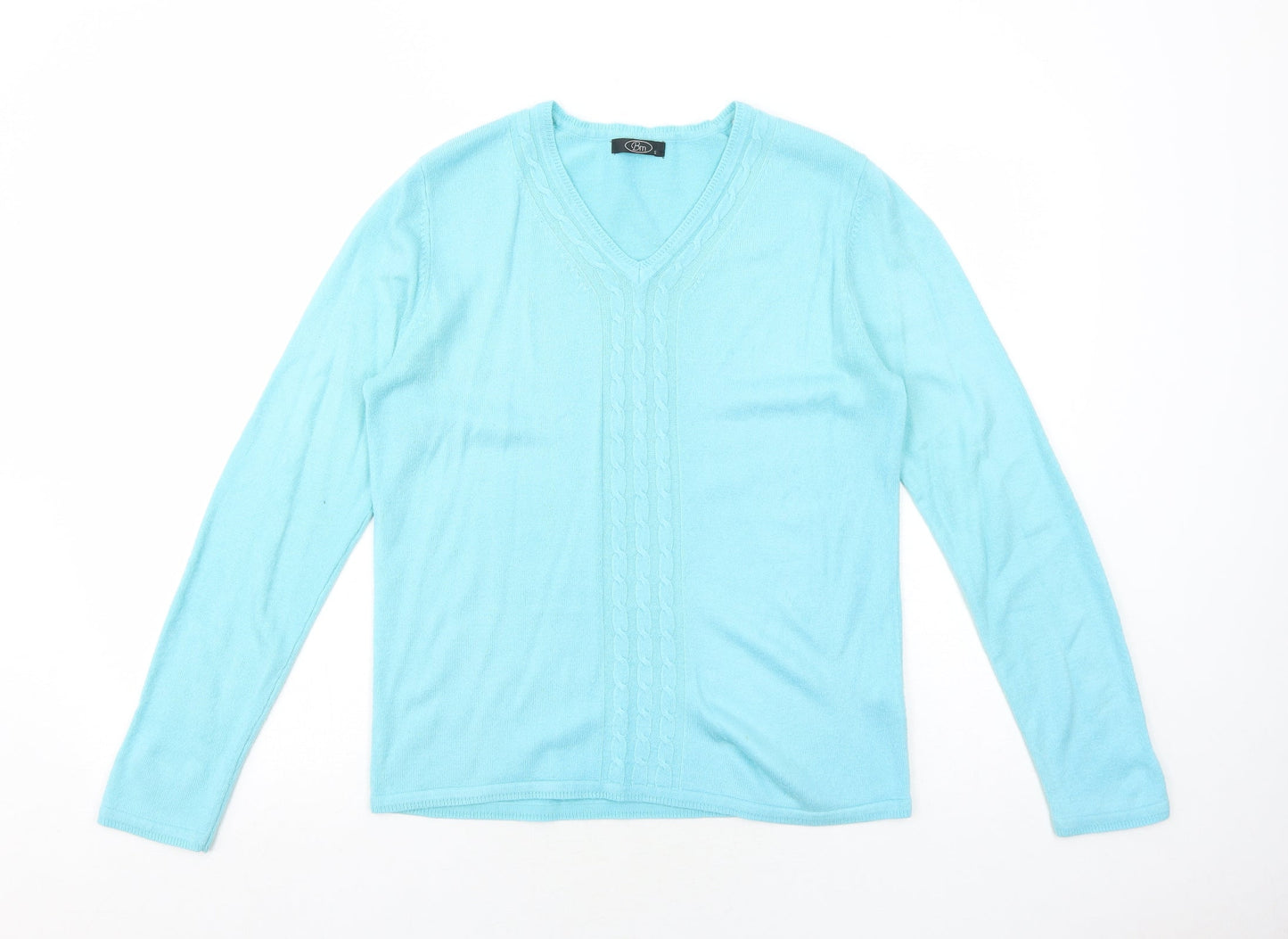Womens UK Size S Bonmarché Blue Pullover Jumper