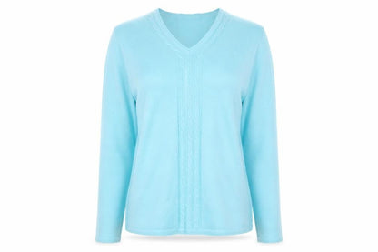 Womens UK Size S Bonmarché Blue Pullover Jumper