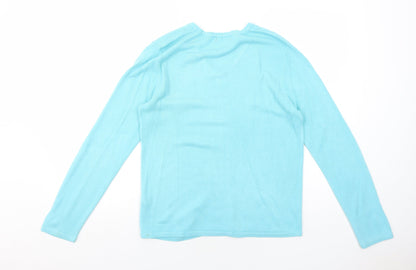 Womens UK Size S Bonmarché Blue Pullover Jumper
