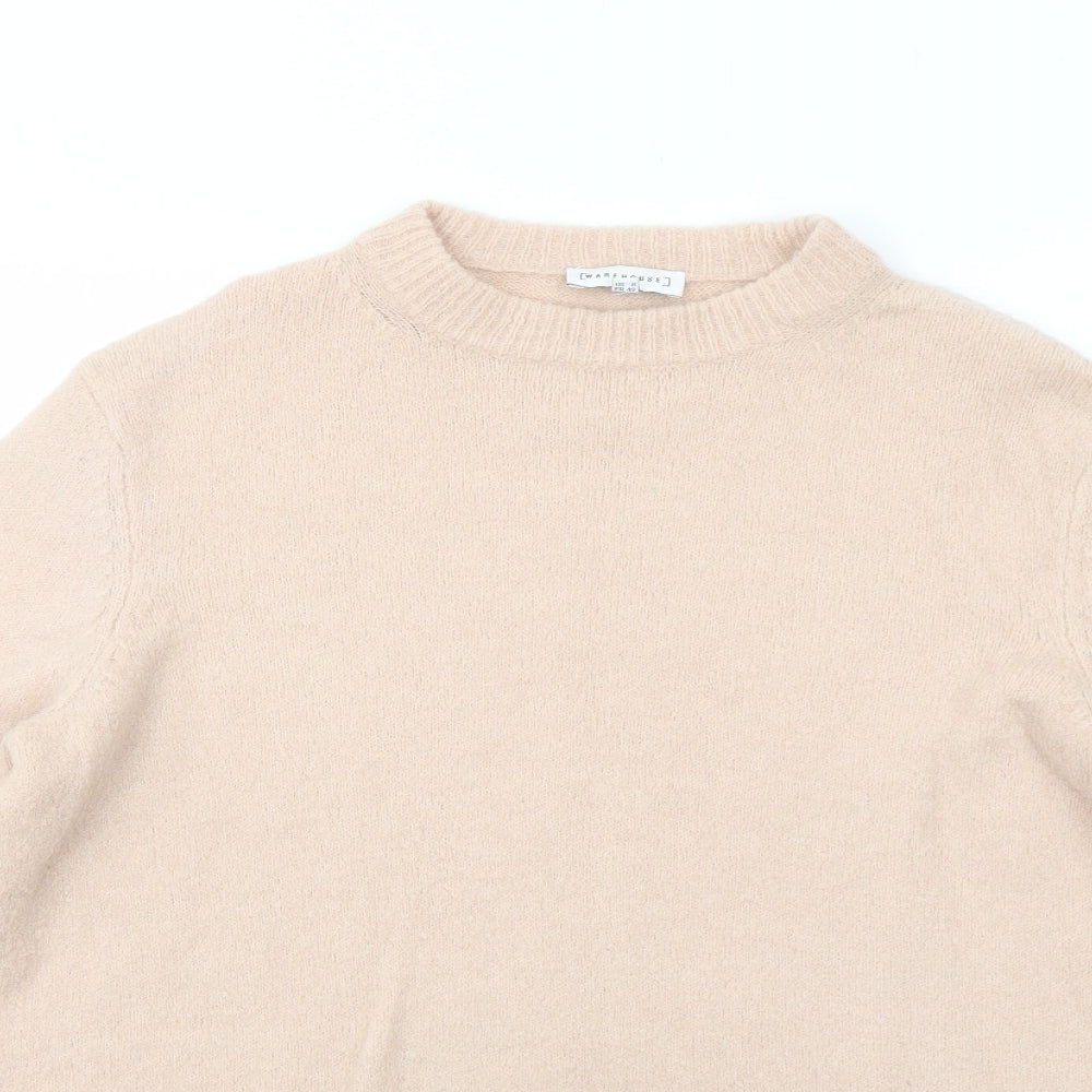 Womens UK Size 12 Warehouse Pink Pullover Jumper