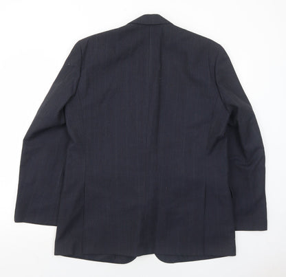 Mens UK Size 44 Classics Regular Blue Suit Jacket