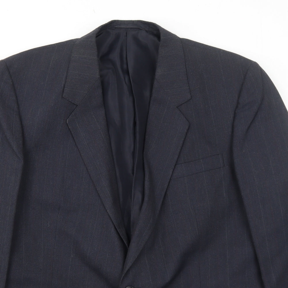 Mens UK Size 44 Classics Regular Blue Suit Jacket