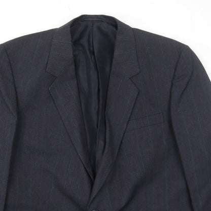 Mens UK Size 44 Classics Regular Blue Suit Jacket