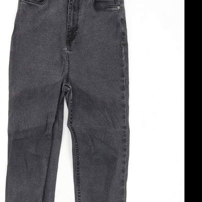 New Look Womens Black Cotton Skinny Jeans Size 10 Regular Zip