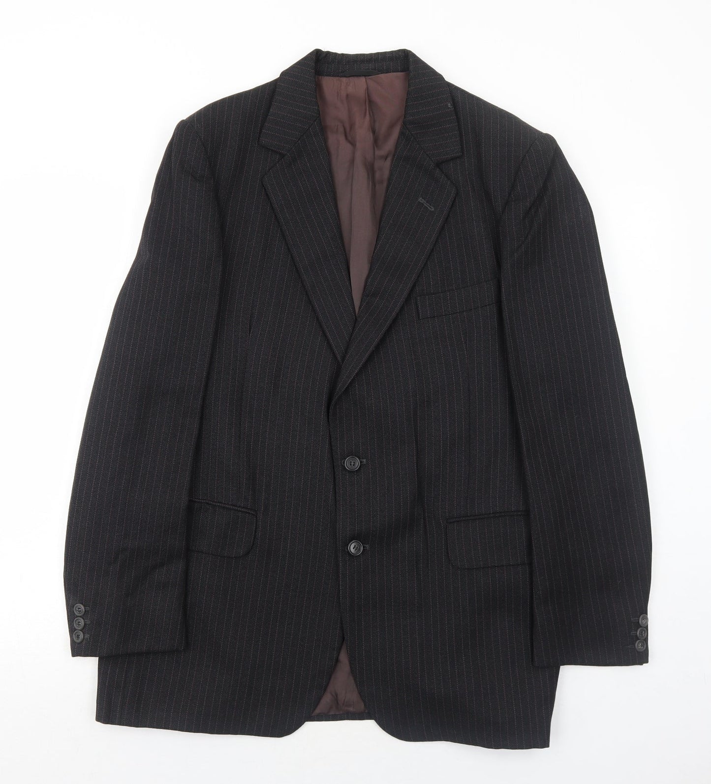 Mens UK Size 42 Maenson Regular Black Suit Jacket
