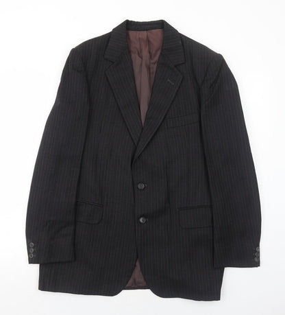 Mens UK Size 42 Maenson Regular Black Suit Jacket
