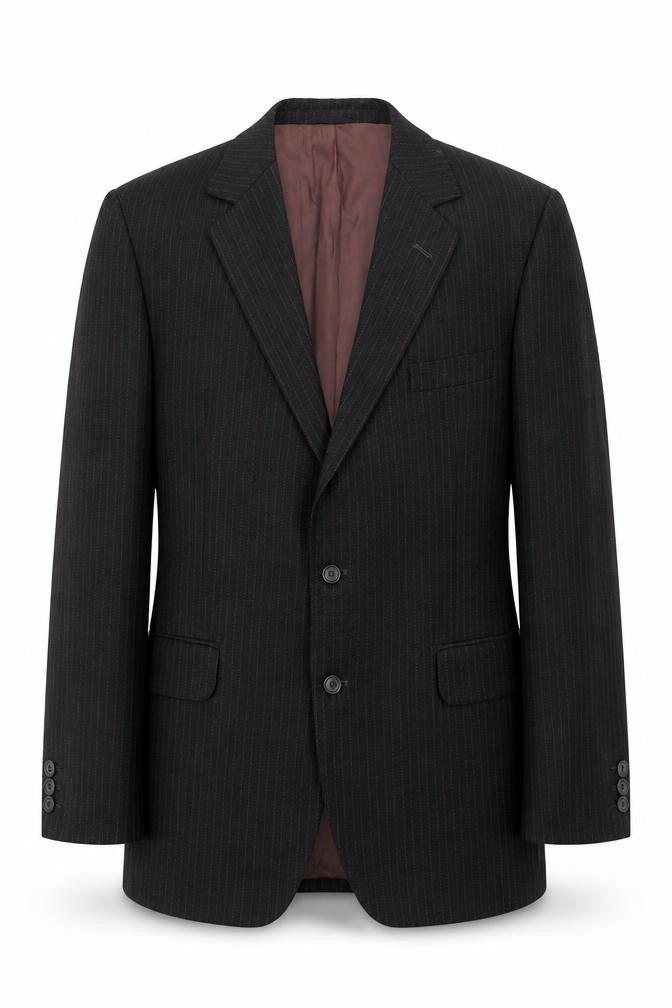 Mens UK Size 42 Maenson Regular Black Suit Jacket