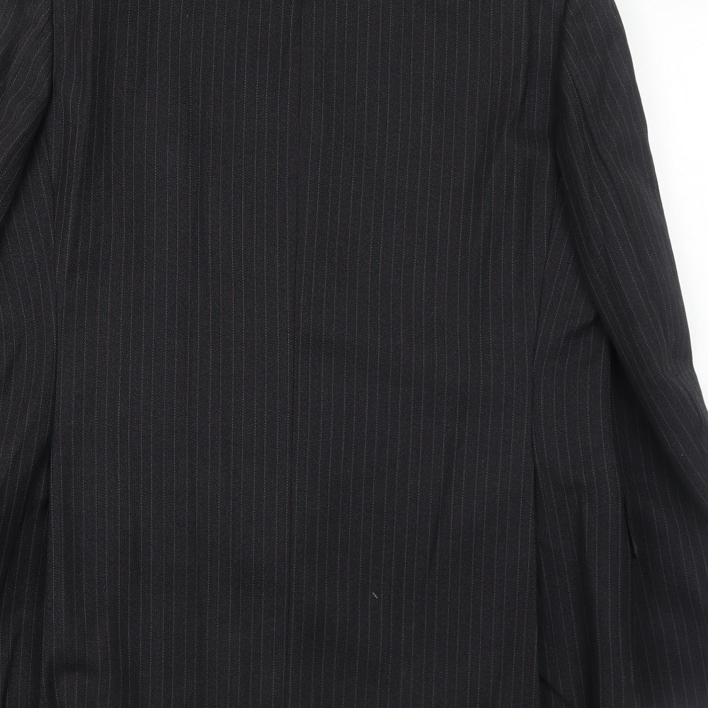 Mens UK Size 42 Maenson Regular Black Suit Jacket