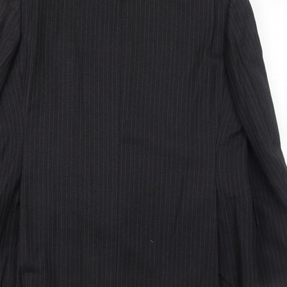 Mens UK Size 42 Maenson Regular Black Suit Jacket