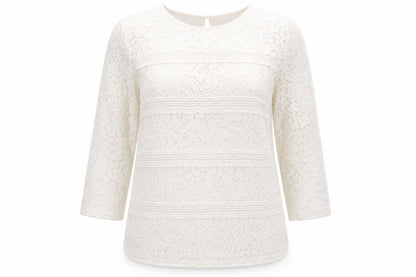 Womens UK Size 10 Warehouse White Basic Blouse