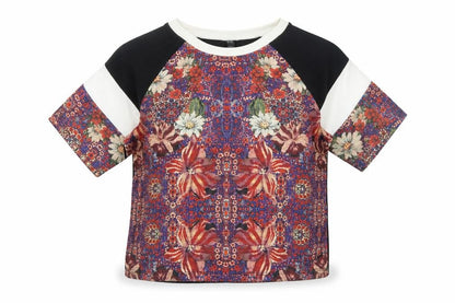 Womens UK Size 8 Topshop Multicoloured Basic Blouse