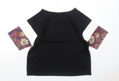 Womens UK Size 8 Topshop Multicoloured Basic Blouse