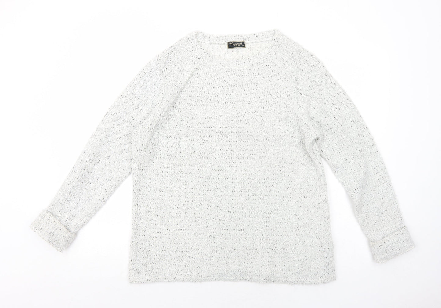 Womens UK Size 14 Originals White Pullover Jumper